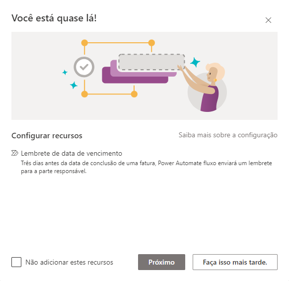 Configurar Biblioteca do SharePoint — Como criar uma biblioteca de documentos no SharePoint Online usando os modelos de biblioteca (imagem 1 de 3)