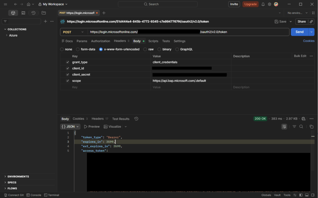 Como criar um relatório de Capacidade do Power Platform com Power Automate — Passo 2 — Autenticar na Power Platform API