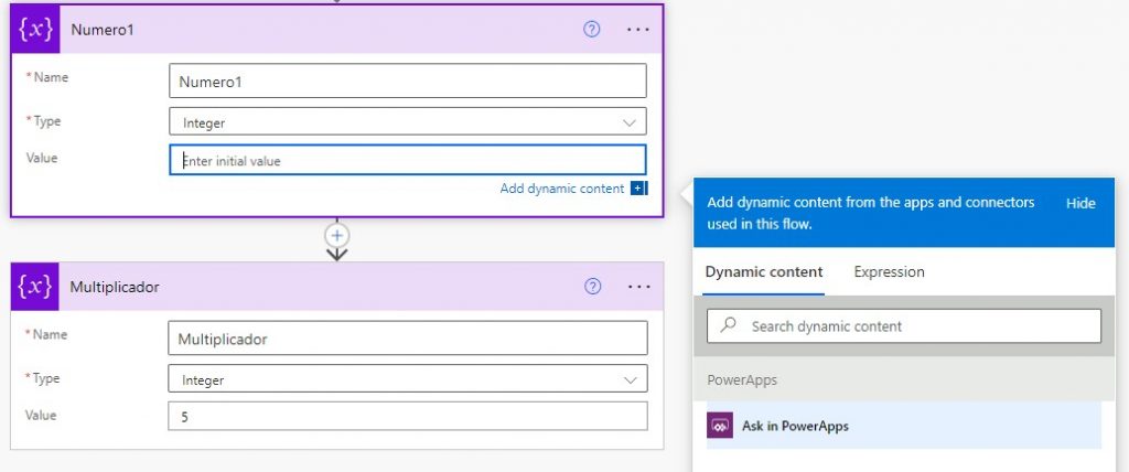 Como chamar um fluxo no Power Apps e obter a resposta — Crie um fluxo do Power Automate (imagem 3 de 6)