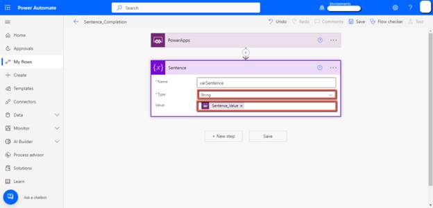 Como integrar ChatGPT com o Microsoft Power Apps — 2. Crie um fluxo do Power Automate (imagem 1 de 3)