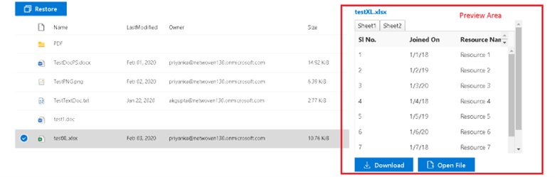 Use Blobs para visualizar documentos no SharePoint sem baixar — Exemplo de aplicativo