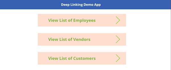 Tela Power Apps — Demonstração Power Apps (imagem 1 de 5)