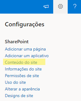 Criar uma lista personalizada no SharePoint, copiando uma existente — Como criar uma lista personalizada copiando uma já existente no SharePoint (imagem 1 de 4)