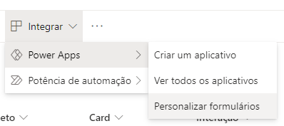 Integar Power Apps