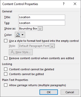 Power Apps: Como criar um PDF de maneira fácil e sem HTML — Adicionar campos de texto simples ao modelo de documento do Word