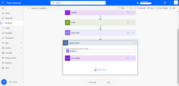 Como integrar ChatGPT com o Microsoft Power Apps — 2. Crie um fluxo do Power Automate (imagem 3 de 3)
