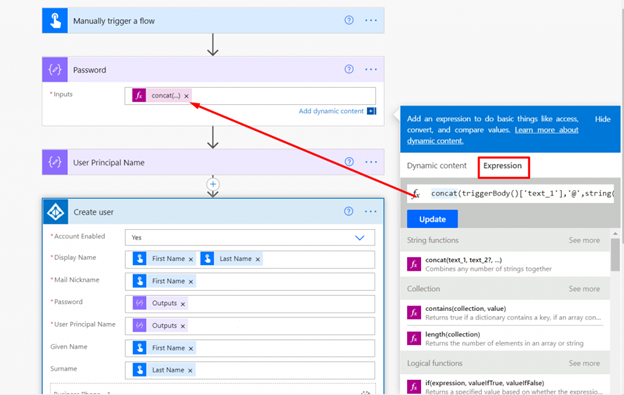 Criar usuário no Azure Active Directory com Power Automate — Passos a serem seguidos: (imagem 3 de 7)