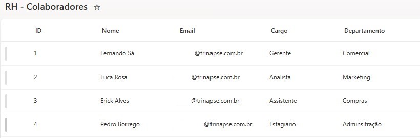 Fonte de dados no SharePoint Online — LookUp() (imagem 2 de 2)