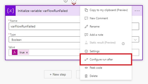 Tratamento de erros no Microsoft Power Automate — 1. Padrão de tratamento de erros: Try, Catch (imagem 4 de 8)