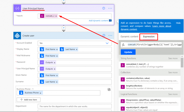 Criar usuário no Azure Active Directory com Power Automate — Passos a serem seguidos: (imagem 4 de 7)