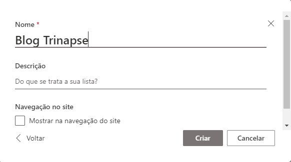 Criar uma lista personalizada no SharePoint, copiando uma existente — Como criar uma lista personalizada copiando uma já existente no SharePoint (imagem 4 de 4)