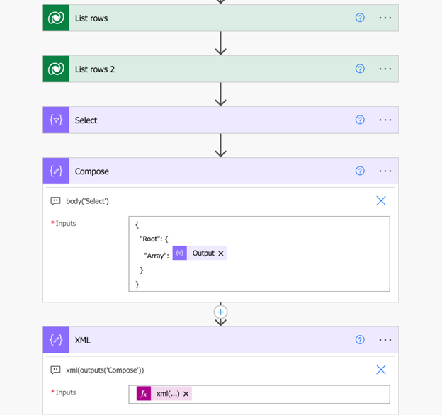 Power Automate conector Dataverse — Mesclando as tabelas (imagem 3 de 3)
