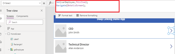 Tela Power Apps — Passo 1: (imagem 5 de 5)