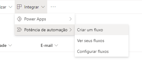Como criar um formulário com Power Apps, Automate e SharePoint — Fluxo de notificação do formulário (imagem 1 de 3)