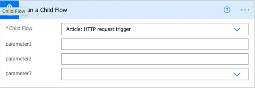 Power Automate: trigger quando uma solicitação HTTP é recebida — Fluxo Filho