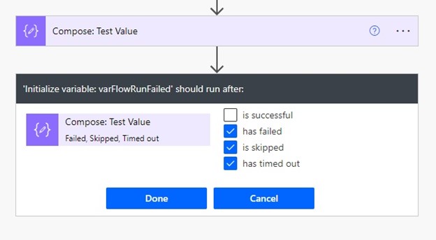 Tratamento de erros no Microsoft Power Automate — 1. Padrão de tratamento de erros: Try, Catch (imagem 5 de 8)