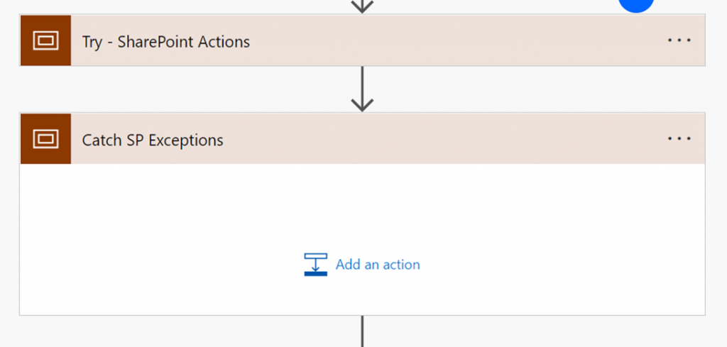 Power Automate — Ações de grupo usando o Escopo (imagem 6 de 7)