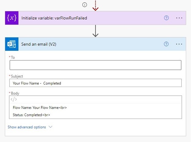 Tratamento de erros no Microsoft Power Automate — 1. Padrão de tratamento de erros: Try, Catch (imagem 6 de 8)