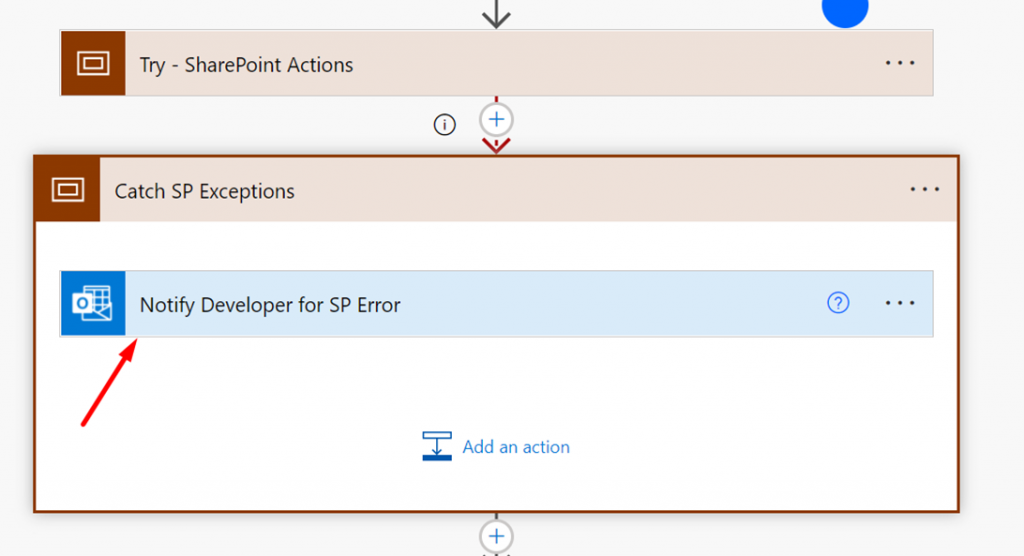 Power Automate — Ações de grupo usando o Escopo (imagem 7 de 7)