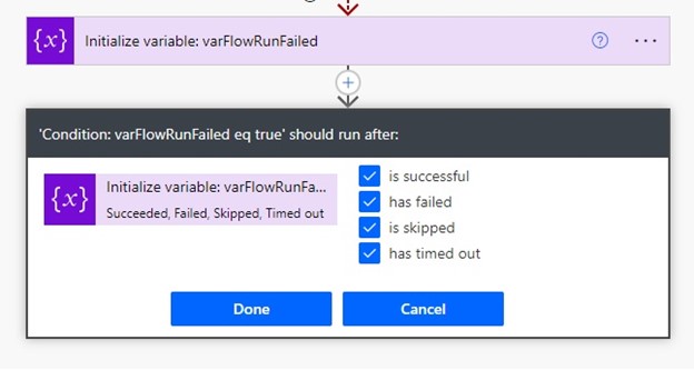 Tratamento de erros no Microsoft Power Automate — 1. Padrão de tratamento de erros: Try, Catch (imagem 7 de 8)