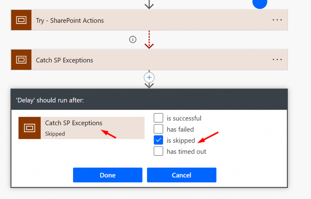 Como utilizar Try Cath usando o escopo no Power Automate — Teste no Power Automate (imagem 3 de 4)