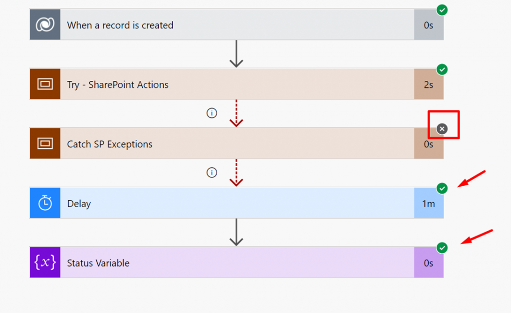 Como utilizar Try Cath usando o escopo no Power Automate — Teste no Power Automate (imagem 4 de 4)
