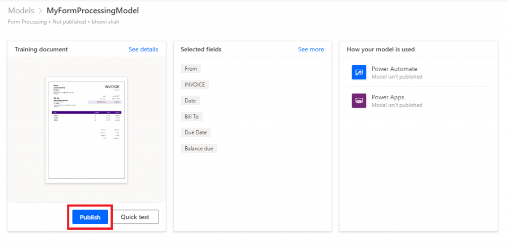 Como utilizar a AI Builder no Microsoft Power Automate (imagem 16 de 25)