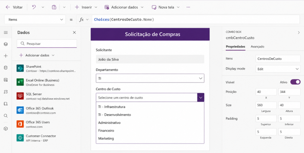 InfoPath será descontinuado: veja como o Power Apps pode substituir seus formulários — 5. Painéis e acompanhamento em tempo real