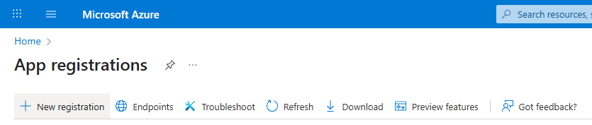 Azure App Registration — 1. Criando o App Registration no Entra ID (imagem 1 de 2)