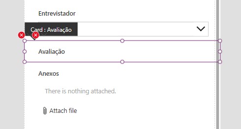 Formulário Power Apps