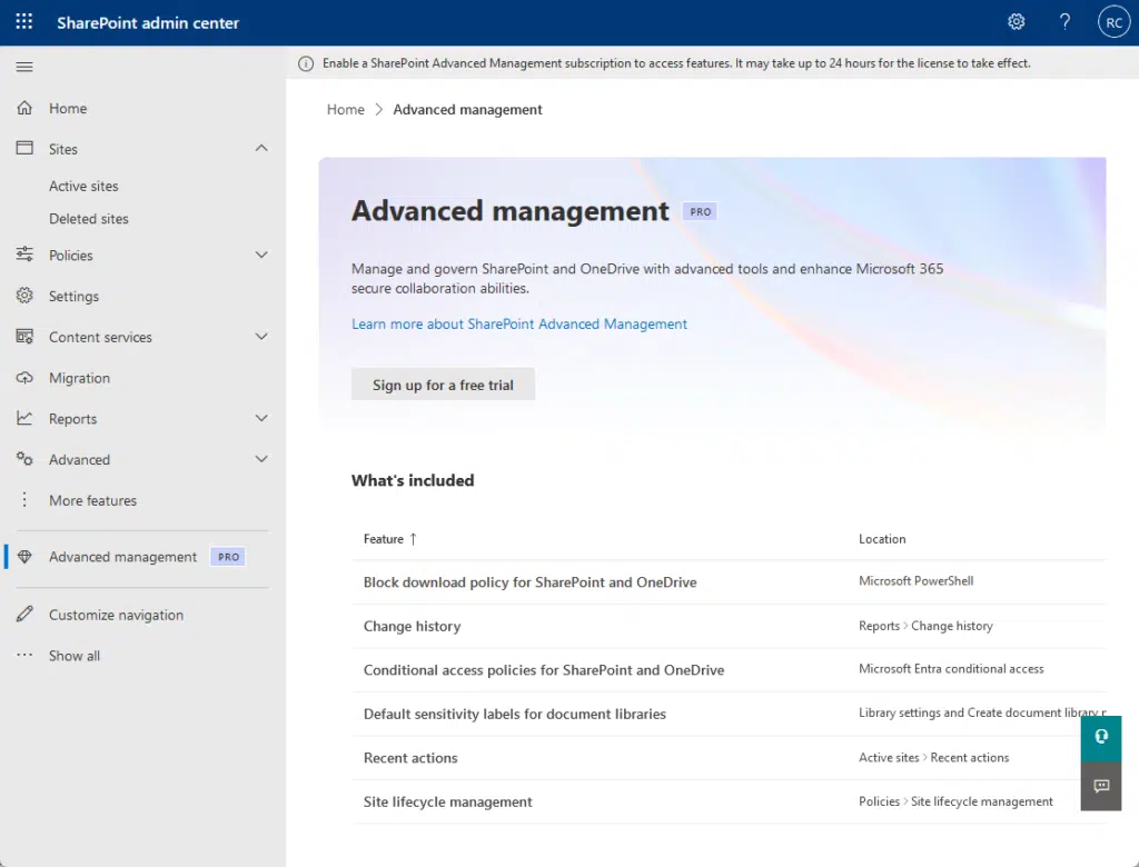 SharePoint Gerenciamento Avançado