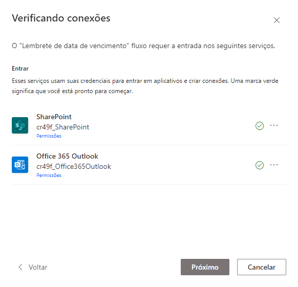Configurar Biblioteca do SharePoint