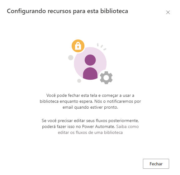 Configurar Biblioteca do SharePoint