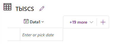 Nome da Coluna no Dataverse